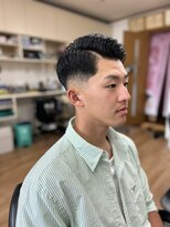 いけはた フェード×サイドパート