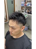 ツーブロックベリーショートスタイル