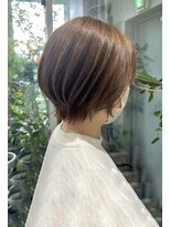 ヘアエジェリプリム (hair&spa egerie prime) 外ハネショート/ショート/前髪あり/20代/30代/40代/50代