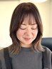 【うねりや生え癖が気になる方に】カット+前髪ストレート　￥8850