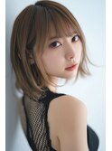 透明感のあるミルクティーアッシュ