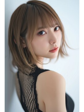 クロス(CROSS) 透明感のあるミルクティーアッシュ