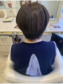 メンズライクツーブロック甘辛MIX刈り上げハンサムショート