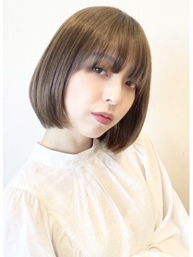 アイ(I.) 【 Ｉ. 】30代からのナチュラル前下がりショートボブ　川口