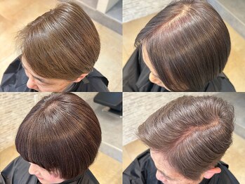 bonum 白髪ぼかし/脱白髪染め/髪質改善/ショート/ボブ/草加 【ボォヌム】