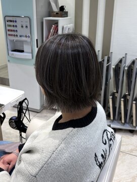 ケンジ 平塚 アネッタ(KENJE annetta) 【ハイライトカラー】シルバー×アッシュグレー