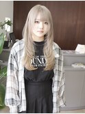 レイヤーカット/ホワイトベージュ