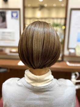 ヘアーメイク ガヤ おゆみ野中央店(Gaya)の写真/カット技術が問われるショートやボブのショートもお任せください！高い技術とセンスで貴方に似合うをご提案