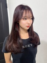 ビビバイベル(BiVi by BHEL)&nbsp;桑名ロングレイヤーカットハッシュカット透明感カラー重めロング