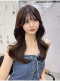 韓国くびれヘア×ショコラブラウン◯伊藤