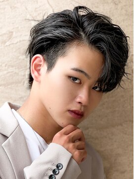 エルマーク 梅田(L-MARK) 波巻きスパイラル/シャドウパーマ/サーフカール/men's/メンズ