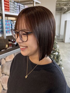 縮毛矯正/ストレート/美髪ボブ/スリークボブ/千葉駅/RYO
