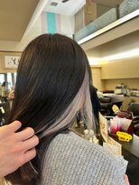 ドゥール(DOLL)&nbsp;デザインカラー　インナーカラー　40代　大和高田