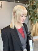 【REINA】抜きっぱなしブロンド×顔周りレイヤー