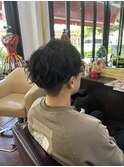 ツイストスパイラルパーマ　メンズマッシュ　佐世保