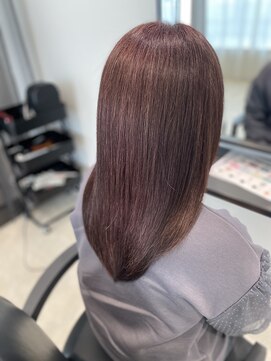 メゾンブラン 川西阪急店(Maison Blanc) 川西髪質改善ヘアカラー　～Cherry pink～