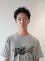 プールサイド(POOLSIDE)&nbsp;スパイキーショート　アップバング　メンズカット　ショートヘア