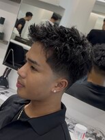 グルーマーズクレッジ 渋谷店(GROOMER/S CREDGE)&nbsp;テーパーウォーリアカット　スパイキーショートメンズショート