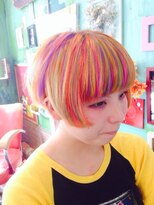 ピエスデシュブー(piece des cheveux)&nbsp;レインボーボブ