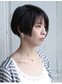 リップラインの前下がりボブ☆