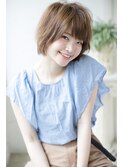 透明感グレージュ×マッシュショート【seek吉祥寺】