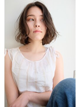 ラレイ(Lalei) 【表参道/青山】ブランジュ×くせ毛風ボブ【ささき】