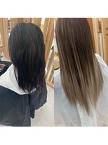 ロルド レーブ(Rold reve)&nbsp;エクステで作るグラデーションカラー