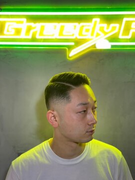 グリーディーフォックス 代々木(Greedy FOX) かき上げヘア/サイドパート/韓国マッシュ/フェードカット/代々木