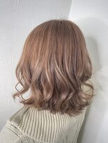 ユートピア(U topia)&nbsp;#ピンクミルクティー　#ブリーチ1回　#透明感カラー