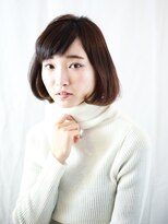 デイジー インデックスヘア 大島店(DAISY index hair)&nbsp;ストレートミニボブ♪イヤリングカラー小顔メルティカラー