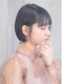 札幌駅/髪質改善 春 ミニボブにアクセサリーカラー@20代30代40代