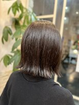 ヘアーアンドメイク エクリ 不動前店(Hair&Make equri)&nbsp;【目黒不動前】切りっぱなしボブ・ボブ・透明感カラー