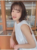 大人可愛い小顔くびれミディアムボブ