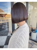 切りっぱなしボブ