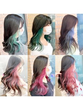 サロンドミルク 原宿(salon de MiLK) インナーカラー