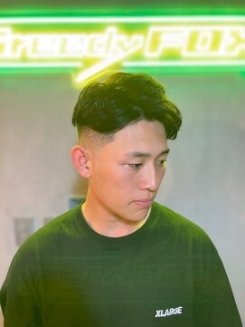 グリーディーフォックス 三軒茶屋(GreedyFOX) 波巻き/マッシュパーマ/ウルフ/ハイライト<理容室>三軒茶屋