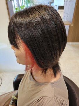 ルシードスタイル ボーグル岐阜店(LUCIDO STYLE BOGL) ウルフカット×インナーカラー