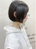 【morio札幌】札幌ボブ　大人かわいい黒髪丸みショートボブ