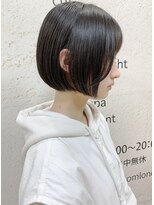 モリオ フロム ロンドン サッポロファクトリー店(morio FROM LONDON)&nbsp;【morio札幌】札幌ボブ　大人かわいい黒髪丸みショートボブ