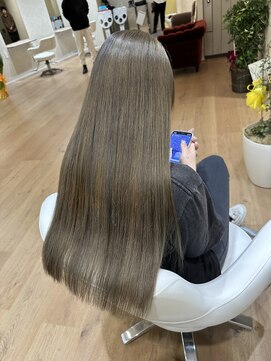 ジャパンデザイナーズアカデミー 透け感ミルクティー♪【堺・深井】