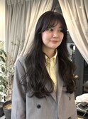ロング/透明感カラー/アッシュベージュ