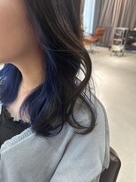 リボン(Libon)&nbsp;イヤリングカラー♪ネイビーブルー