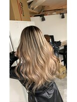 ラフ 難波店(LAFF)&nbsp;#黒髪#ボブルフ#ネビージュ#小顔#ワンレン