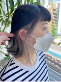 Goofy銀座/イヤリングカラー/ミルキーベージュ/インナーカラーmv