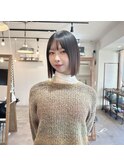 【lufun 森下】髪質改善ストレート×ぱつっとボブ 20代30代姫路