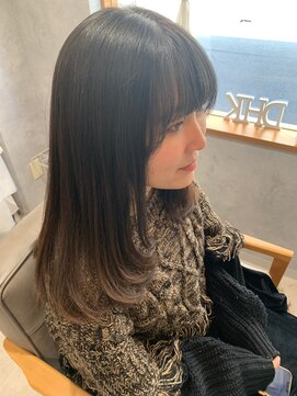 ヘア ケア ディエイチケー(HAIR CARE DHK) 顔周りレイヤー　カット