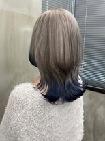 ナンバーウルス 名駅店(N° ulus)&nbsp;【number ulus】ホワイトグレージュ×裾カラー×ブルー