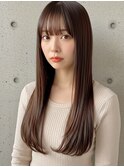 イメチェン/美髪/外ハネボブ/ワイドバング/髪質改善/縮毛矯正