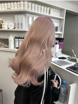 ペレ 渋谷(PELE) ホワイトグレージュ/デジタルパーマ/チェリーブラウン/渋谷