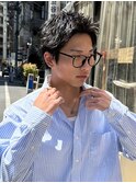 スパイキーショートメンズカットアップバングメンズパーマ